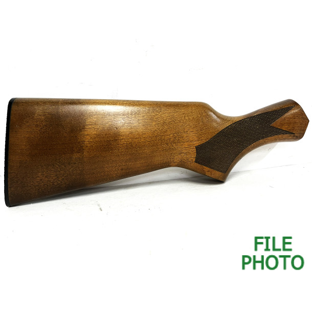 Butt Stock - Hard Wood - W/ Butt Plate - Checkered - Original Butt Stock - Hard Wood - W/ Butt Plate - Checkered - Original